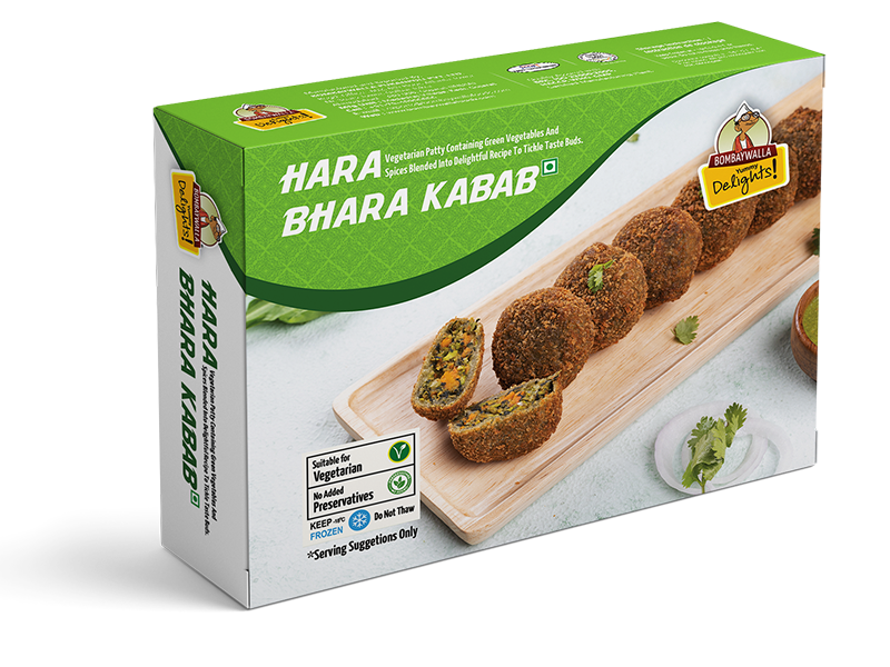 Bombaywalla Hara Bhara Kabab (Frozen)