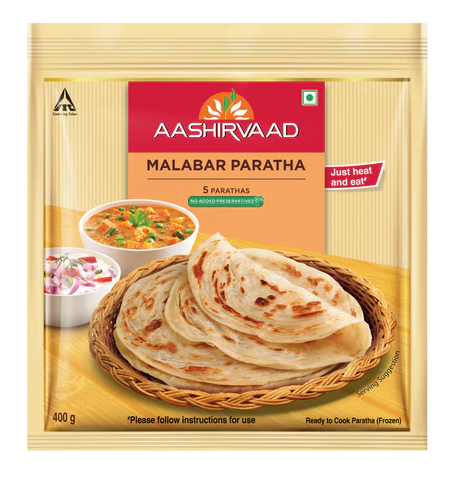 Aashirvaad Malabar Paratha (Chilled)