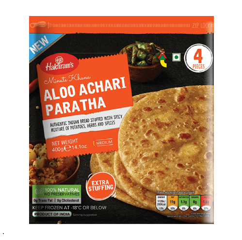 Haldiram's Aloo Achari Paratha (Chilled)