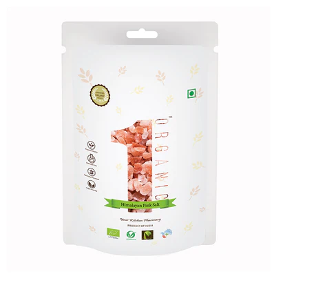 1 Organic Natural Healthy Fine Pink Salt ( Certified ORGANIC)