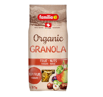 Familia Swiss Fruit Nut Crunchy Granola Muesli  (Certified ORGANIC)