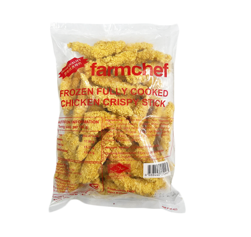 Farmchef Frozen Fully Cooked Chicken Crispy Breast Stick (Chilled)