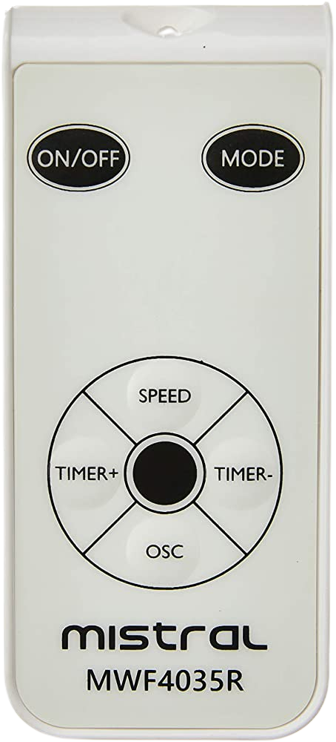 Mistral 16 inch 3 Bladed 3 Speed Control Wall Fan with Remote