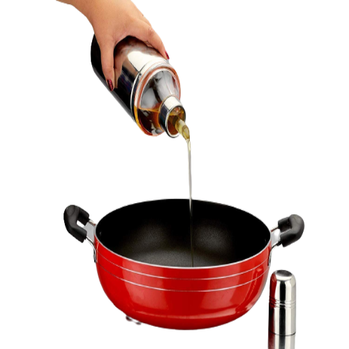 Stainless Steel Oil Dispenser For Kitchen (Pourer)