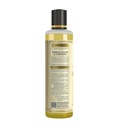 Khadi Natural Herbal Sandalwood & Turmeric Body Wash