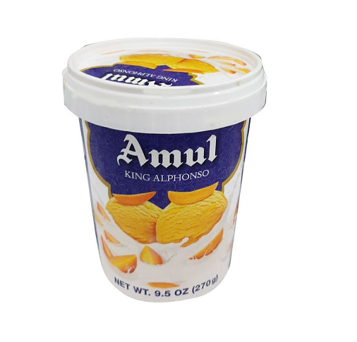 Amul Ice Cream King Alphonso Mango Tub (Chilled)