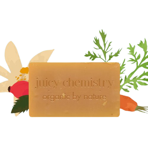 Juicy Chemistry Carrot Rosehip and Neroli Organic Soap (Certified Organic)