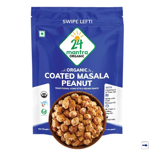 24 MANTRA Coated Masala Peanut (Certified ORGANIC)