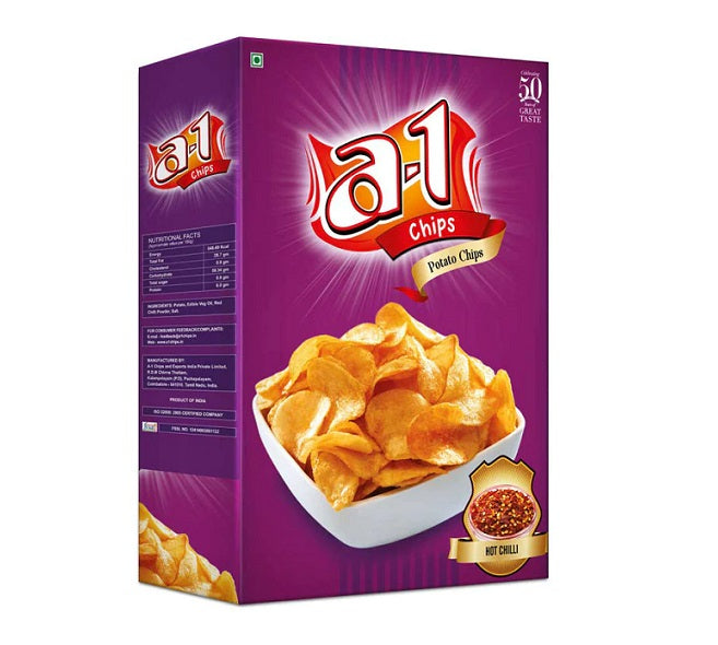 A1 Chips Potato Chips Hot Chilly