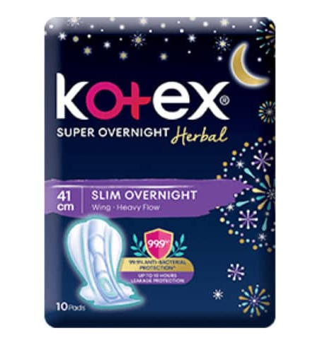 Kotex Super Slim Overnight Herbal 41cm