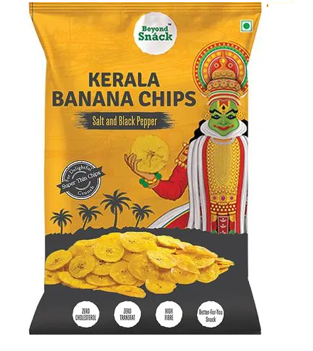 Beyond Snack Kerala Banana Chips Black Salt And Pepper 