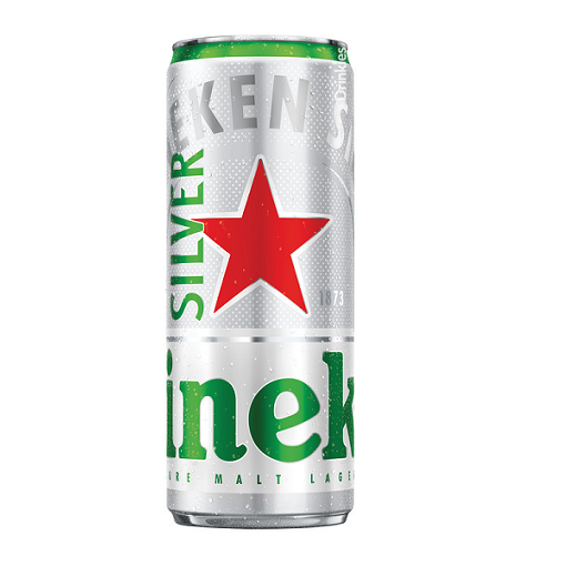 Heineken Silver Lager Beer Can