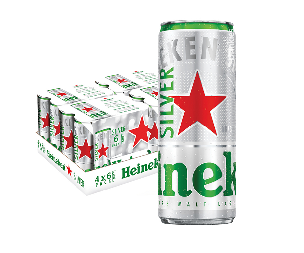 Heineken Silver Lager Beer Carton