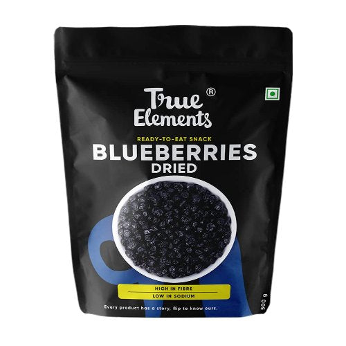 True Elements Whole Blueberry Vitamin Rich Blue berries Healthy Snack 
