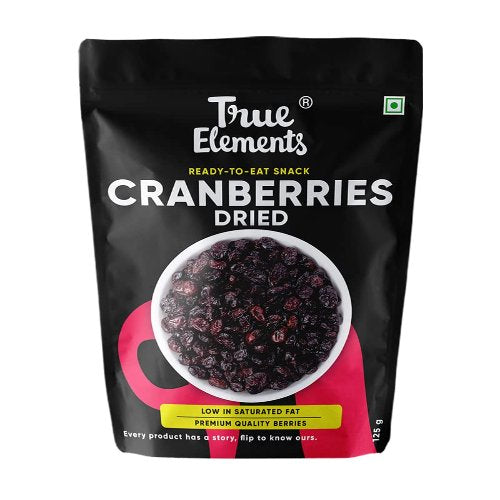 True Elements Whole Cranberries Gluten Free & Vegan Dried Berries