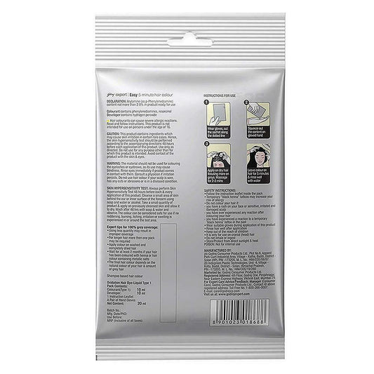Godrej Expert Easy 5 Minutes Shampoo Based Hair Color Natural Black