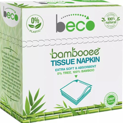 Beco Bamboo Super Soft & Absorbent Serving Tissue Napkins 