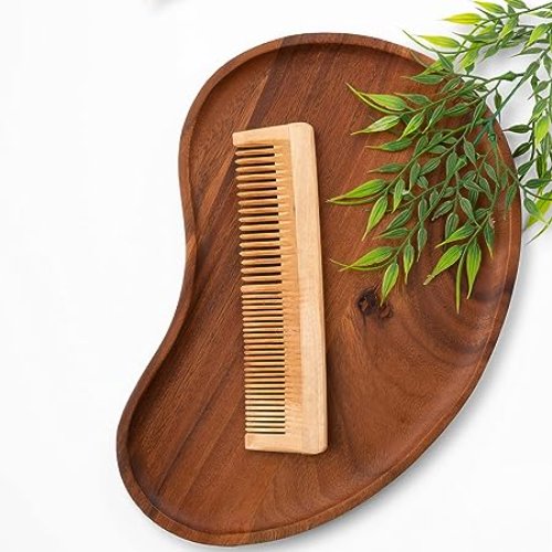 Beco Wooden Neem Good for Hair Growth & Dandruff Control Comb