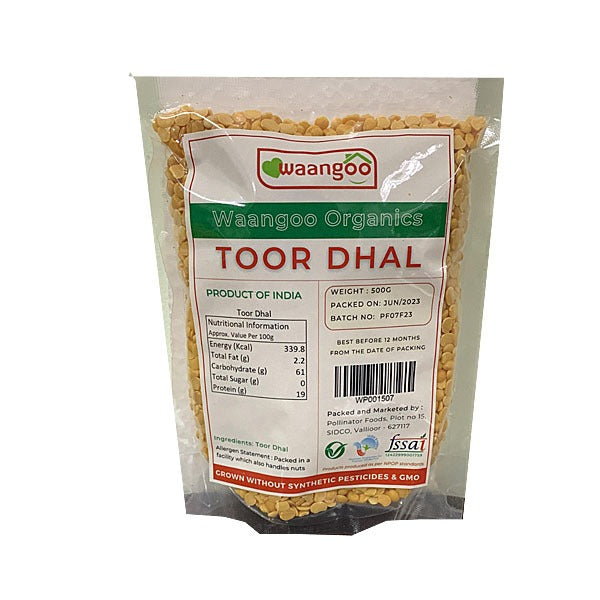 Waangoo Organics Toor Dal (Certified Organic)