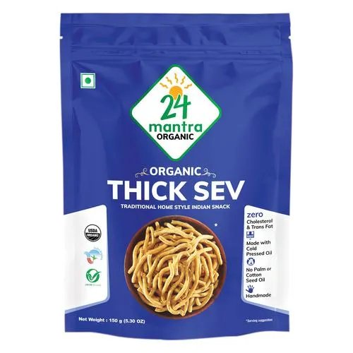 24 Mantra Thick Sev (Certified ORGANIC)